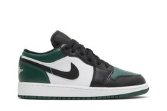 Air Jordan 1 Low Grade School Green Toe 553560-371 Available Now