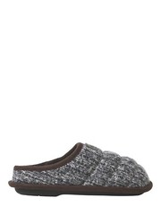 DF by Dearfoams Kids Quilted Knit Clog slippers, Navy Heather, Size 7-8