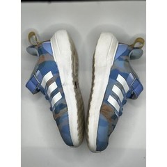 adidas FORTARUN Cloudfoam 2.0 Athletic Child Sneakers Sz 8k Blue/Pink/Gray