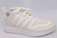 Adidas Multix J Running Shoes Kids Size 5.0 -Womens 6.5 Triple White Q47135 2187
