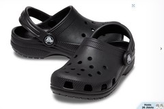 Crocs Unisex Classic Clog Shoes Black Size m4/w6 NEW IN BOX with Tags