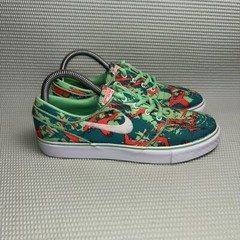 Nike Stefan Janoski Skate Sneakers Size 6Y 657946-316 Green Lizard Camo