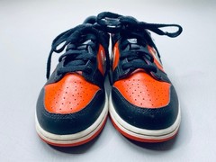 Nike Dunk Low PS Black Red Metallic Silver DV1988-001 Martian Size 2 Youth 1411