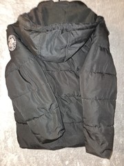 Boys 10/12 Reebok Jacket Winter Puffer Jacket Black