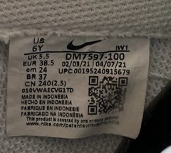Nike „Air Force 1 Low Multicolor Swooshes“ DM7597-100 Size 6Y