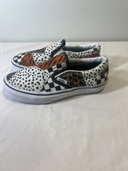 Vans Classic Slip-On “Dalmatian Multi” Kids Youth Size 2 EU 32.5 Animal Print