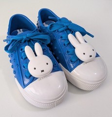 Mini Melissa Polibolha Miffy Bb Blue toddler 9 Jelly shoes