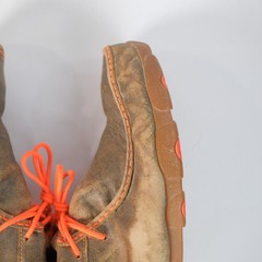 Twisted X Boots Brown Leather Chukka Driving Moc Ankle Bootie Suede Mens 12M