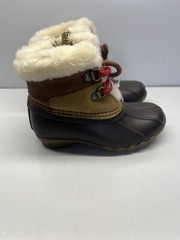 Sperry Little Kids Alpine Saltwater Medium Beige Duck Boots STL165273 Size 9M