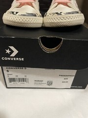 6C Converse One Star OX EGRET/ Storm Pink/ Black