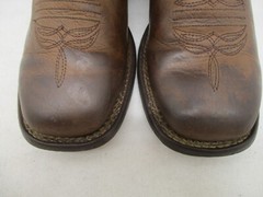 ANDERSON BEAN BOOTS Brown Square Toe Boots Youth Kids size 11 Style 7089