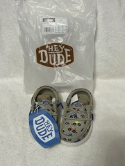 HEY DUDE Wally T Trucks Kids Slip-On Gray/Multi C6 EU23 UK5 43688-1WC