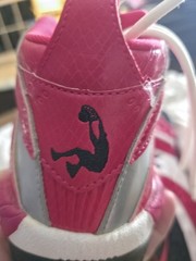 Reebok Shaqnosis OG Grade School Silver/Pink/White V53880 Big Kids Sz 4.5