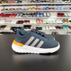 Adidas Racer TR21 Crew Navy Solar Gold Infant Sneakers Kids Size 7