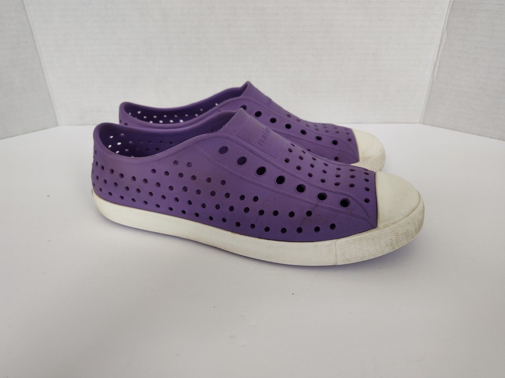 Native Kid’s Purple Jefferson Slip-on Shoes Junior Youth Size J6