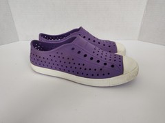 Native Kid’s Purple Jefferson Slip-on Shoes Junior Youth Size J6