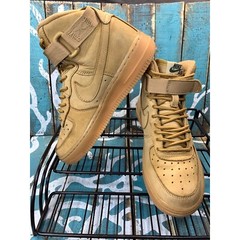 Nike Air Force 1 High GS Flax Wheat Size 4Y/W5.5 (807617-200 )