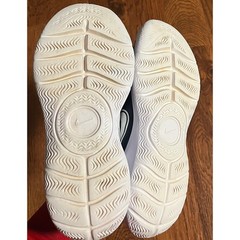 Nike Flex Runner 3 Midnight Navy White Slip On Kids Shoes Size 4.5Y