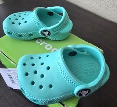 Crocs Classic Clog Toddler Size C4 Lagoon Blue NWT In Box