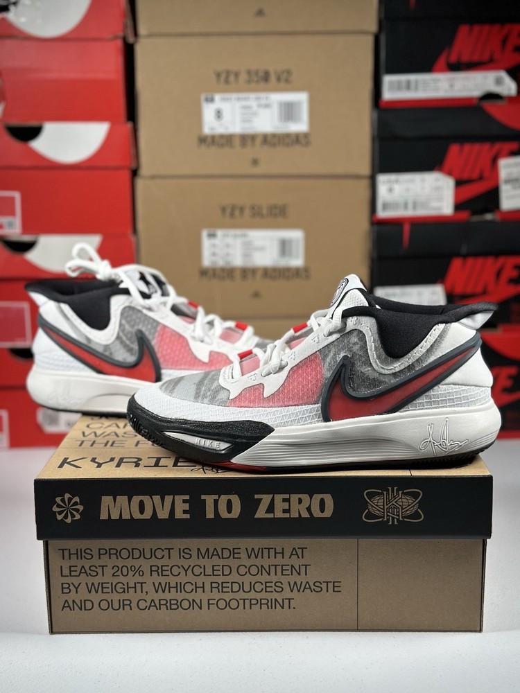 Size 6Y/7.5W (GS) – Nike Kyrie 8 GO Low White University Red – Brand New