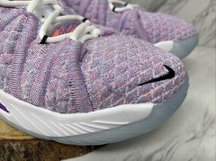 Nike LeBron XVIII 18 Purple White Basketball Shoes (CW2760-900) GS Size 6Y
