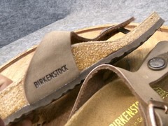 Birkenstock Gizeh Mocha Brown Birkibuc Kids 28 US 10 Narrow T-Strap Sandals