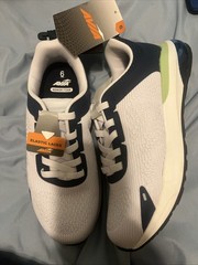 Avia Memory Foam Kids Athletic Sneakers White/Navy/Green US 6 Mesh