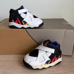 Nike Air Jordan 8 Retro ‘Three Peat’ Toddler Sneakers 305360-142 – SZ 5 C