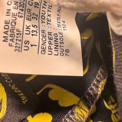 Converse All Star Batman Comic High Top Sneaker Shoes Size Youth 1