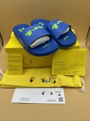 Brand New – Kids 33/34 EU – 2/2.5 US – Off White Pool Sliders – $130 Retail