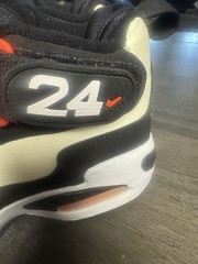 Nike Air Griffey Max 1 „San Francisco Giants“ sneakers, featuring a black/orange