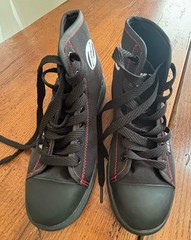 Heelys Hustle Star Wars Darth Vader Youth Size 4 Wheel High Top Sneakers