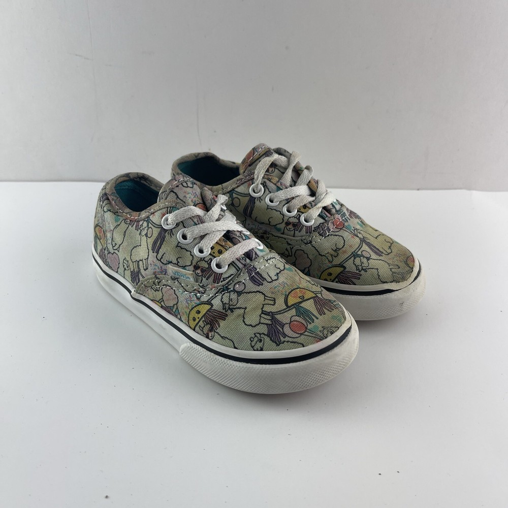 Vans Authentic Llama Party Skate Sneakers shoes – Toddler Size 8