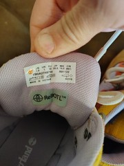 Timberland Toddler Boots Size 1.5Y Wheat Pink Lilac Waterproof Hiking Shoes