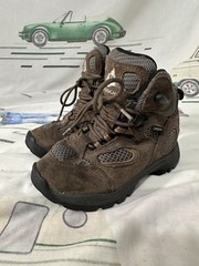 Vasque Breeze Youth Hiking Boots Shoes Size 11 M Brown Suede Leather Waterproof