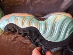 Mens US 10.5 Nike Air Foamposite One Turquoise/Black US 10.5 626701-305