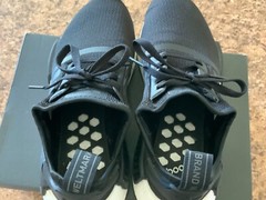 Adidas NMD R1 Boost US KIDS SIZE 5.5 Core Black White Youth Sneaker
