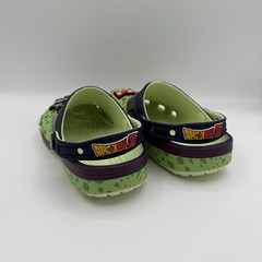Crocs Kids Dragon Ball Z Classic Clogs Cell Green/Navy Size J4 Style#211206-90H