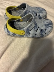 Light Blue Rugged Shark Slip Ons
