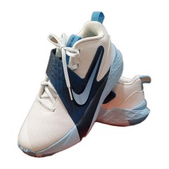 Nike Team Hustle D 12 PS Blue Kids Basketball Shoe HF6279-100 NEW Size 6 Youth