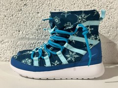 NEW Nike Roshe One Hi Print Brigade Blue Lagoon White 807744-400 GS Sz 4-6Y
