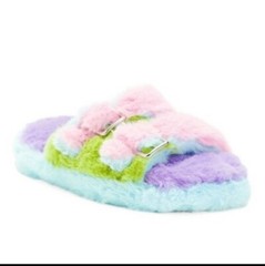 Steve Madden Kids‘ Jaround Faux Fur Slide Slipper