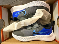Nike Star Runner Gray/Blue/Black Hook & Loop US 6C DA2778-012