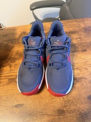 Nike Star Runner 4 NN (GS) Mesh Low Top Lace-Up Sneakers Blue/Red 6.5Y 39