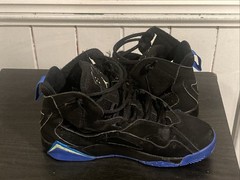 Jordan True Flight Black Royal Blue Barely Volt (GS) – 343795-074 Size 6 Youth