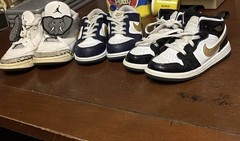 3 pair toddler 9c nike  Jordan Nike Air Jordan shoes