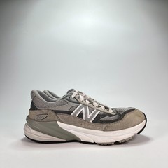 New Balance 990v6 Gray Lace Up Lifestyle Running Sneakers Shoes Youth Size 6