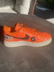 Nike Air Force 1 Low “Just Do It” Orange – Size 4.5Y