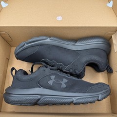 Under Armour Assert 10 Running Shoes 6 Boys 6Y Black Sneakers 3026182-002