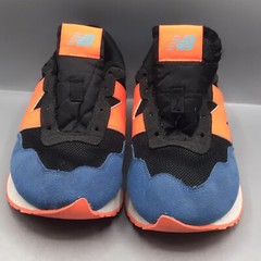 NEW BALANCE GS237NO1-M 237 JR’S (Medium) Black/Blue Mesh Lifestyle Shoes Sz 5